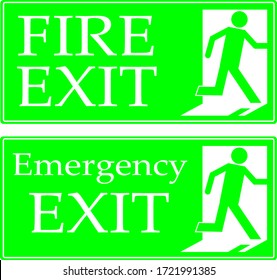 emergency exit only door sign