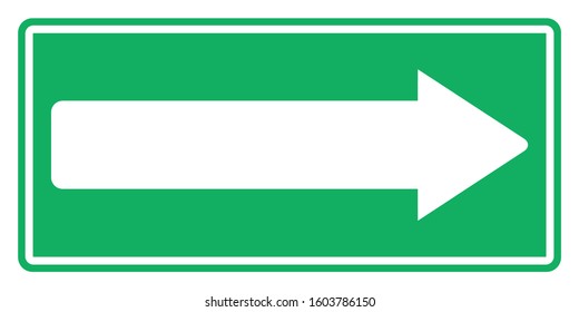 Emergency exit right, escape route signs. Vector illustration