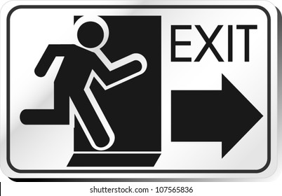 EMERGENCY EXIT SIGN