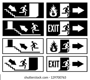 Emergency exit sign