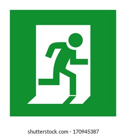 Emergency Exit Sign