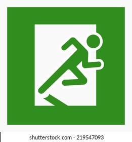Emergency exit sign