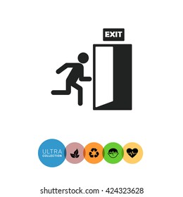 Emergency exit sign