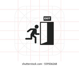 Emergency exit sign