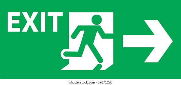  EMERGENCY EXIT SIGN