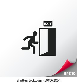 Emergency exit sign