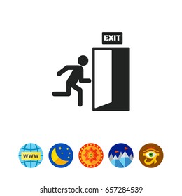 Emergency exit sign