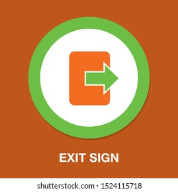 Emergency Exit Sign, Exit Door Icon, Exit Strategy - Door Entrance