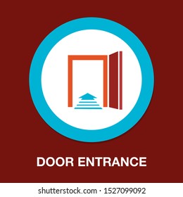 emergency exit sign, exit door icon, exit strategy - door entrance