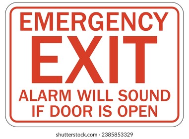 Señal de salida de emergencia y etiquetas
