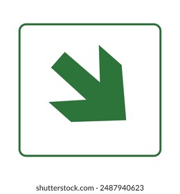 Emergency Exit Sign Set Vector Illustration