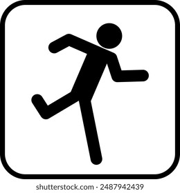 Emergency Exit Sign Set Vector Illustration