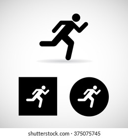 Emergency exit sign Vector EPS10, Great for any use.