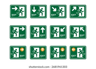 Sinalização de saída de emergência Um guia abrangente para as rotas de evacuação