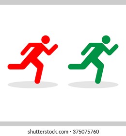 Emergency exit symbol Vector EPS10, Great for any use.