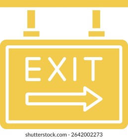 Emergency Exit vector icon. Can be used for printing, mobile and web applications.