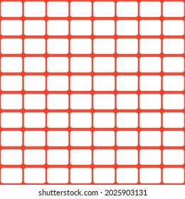 Emergency fence. Seamless pattern mesh for fencing particularly dangerous areas. Fence for road events. Vector.