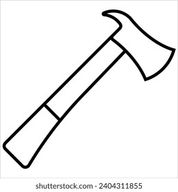 Emergency Fire Axe, Emergency web icon in line style