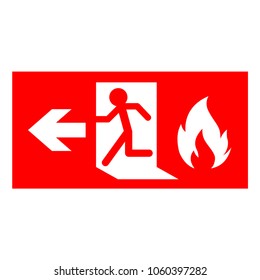 Emergency fire exit door and exit door
