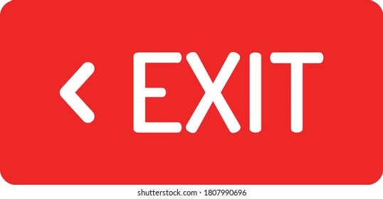 Emergency fire exit door and exit door. close leave red go.