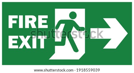 Similar – Image, Stock Photo Keep exit sign in yellow on old gate in orange in Bornheim district in Frankfurt on the Main in Hesse