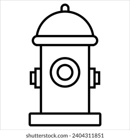 Emergency Fire Hydrant, Emergency web icon in line style