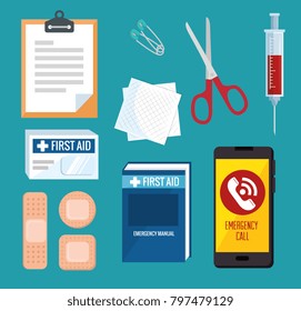 emergency first aid icons