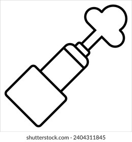 Emergency Flare, Emergency web icon in line style