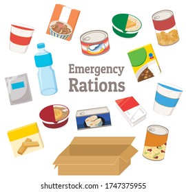 Emergency Food Set For Disasters And Natural Disasters