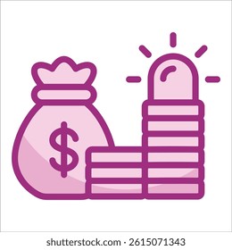 Emergency Fund Icon Element For Design