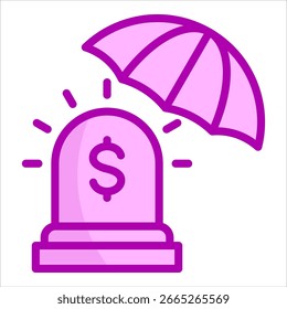 Emergency Fund Icon Element For Design