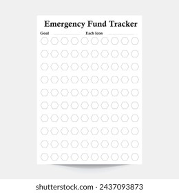 Emergency Fund Tracker,Money Saving Planner,Saving Cash Tracker,Printable Cash Saver,Savings Tracker,Money Challenge,Saving Challenge