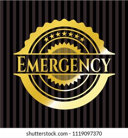 Emergency golden emblem