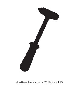 Emergency Hammer for Car Glass breaker icon vector illustration logo design