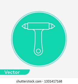 Emergency hammer vector icon sign symbol