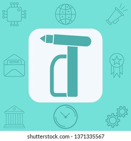 Emergency hammer vector icon sign symbol