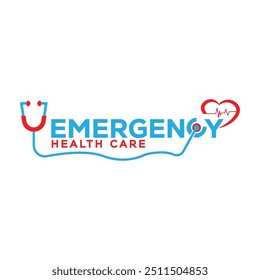 Emergency  Health Care logo design, Vector Design 