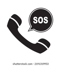 emergency, help, warning, alarm vector icon
