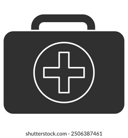 Emergency Icon Design. Representing Urgent Care. Emergency. Medical Response. First Aid. Vector icon.