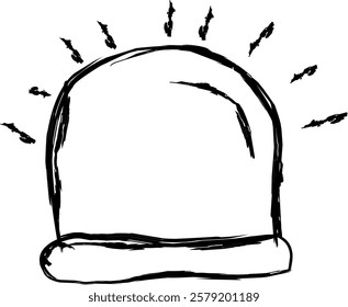 emergency icon in Doodle style