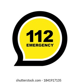 icono de emergencia en fondo blanco