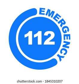 emergency icon on white background