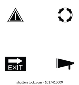 emergency icon set
