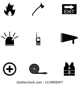 emergency icon set