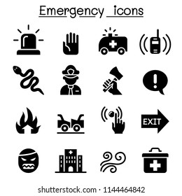 Emergency Icon Set 