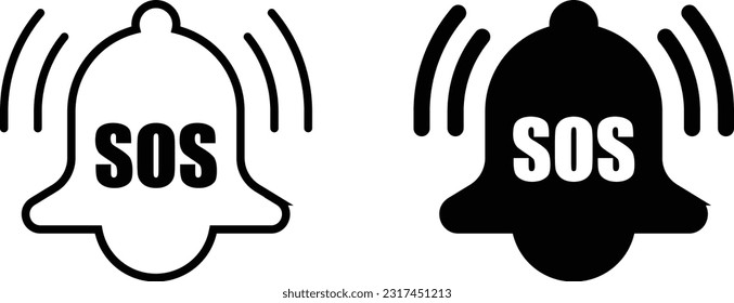 Emergency icon sheet, simple trendy flat style line and solid Isolated vector illustration on white background. For apps, logo, websites, symbol , UI, UX, graphic and web design. EPS 10.