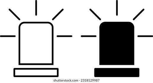 Emergency icon sheet, simple trendy flat style line and solid Isolated vector illustration on white background. For apps, logo, websites, symbol , UI, UX, graphic and web design. EPS 10.