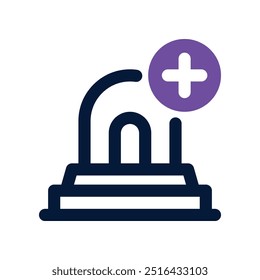 emergency icon. vector dual tone icon for your website, mobile, presentation, and logo design.