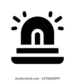emergency icon. vector glyph icon for your website, mobile, presentation, and logo design.