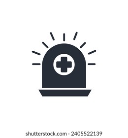 emergency icon. vector.Editable stroke.linear style sign for use web design,logo.Symbol illustration.